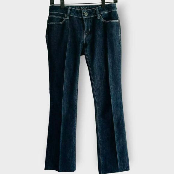DL1961 Cindy Slim Boot Cut Jeans Dark Wash Stretch Comfort Blue Casual Size 26 - Picture 1 of 11